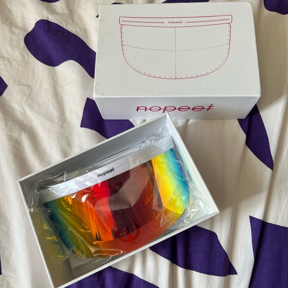 ☀️🌈 nopeet DA SHIELD visor sunglasses NEW IN BOX 🌈☀️